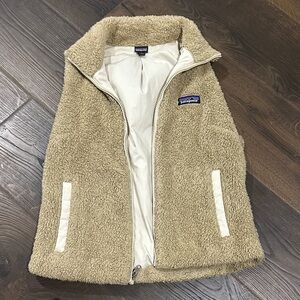 Patagonia Beige Sherpa Vest